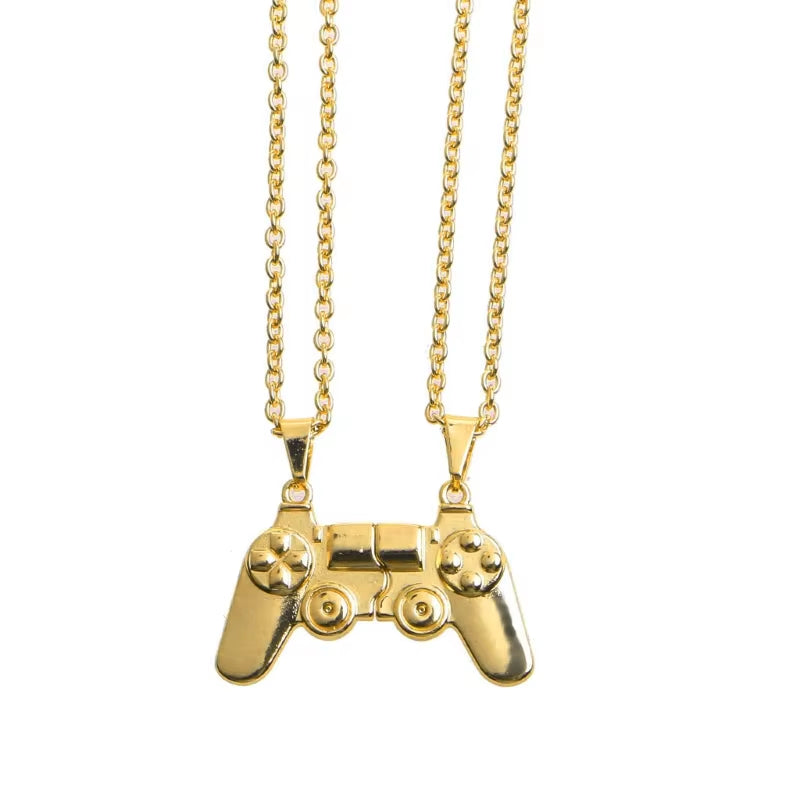 Magnet Game Controller Necklace for Couple