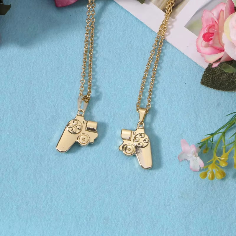 Magnet Game Controller Necklace for Couple